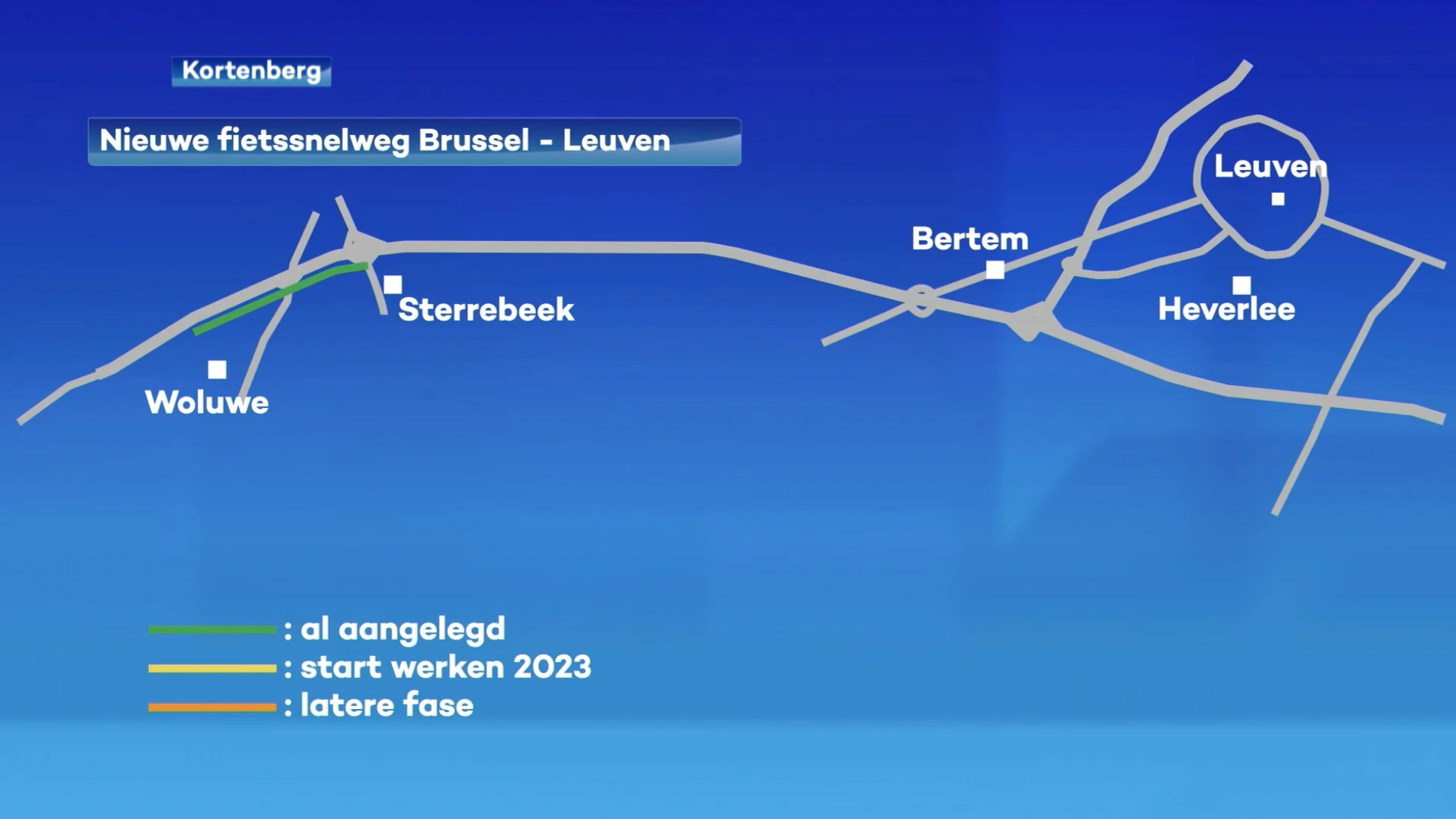 Niet iedereen blij met nieuw fietssnelweg tussen Bertem en Sterrebeek: "Voskapelstraat is belangrijke verbindingsweg"