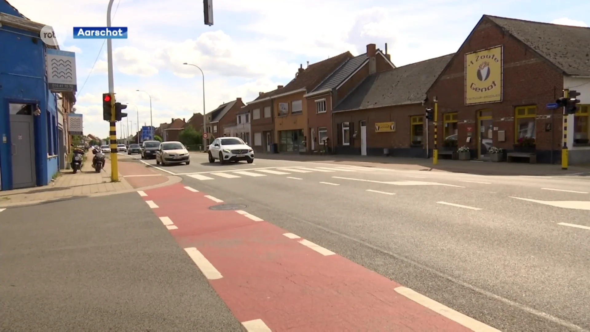 In Aarschot wordt het kruispunt van de Liersesteenweg met de Oude Mechelsebaan veiliger