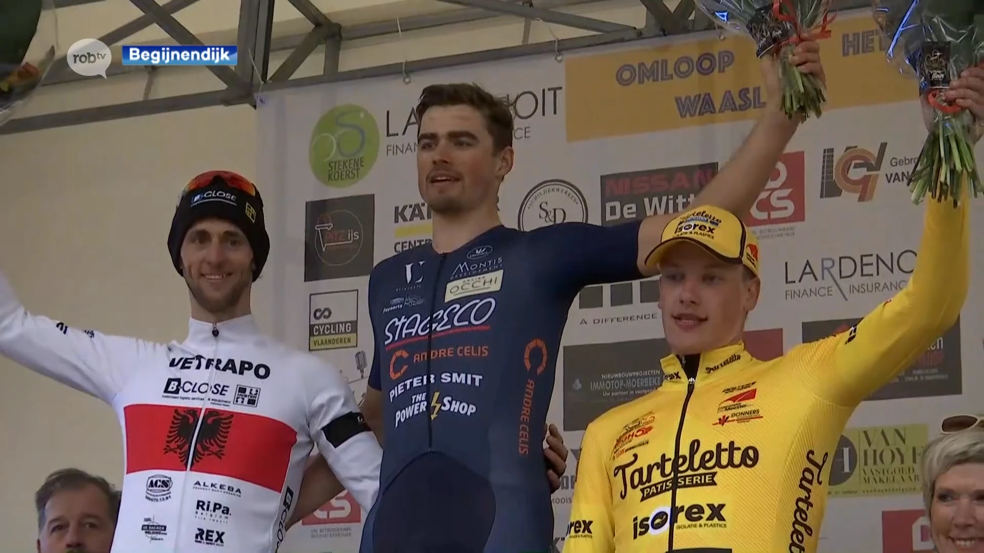 Wielrenner Brent Clé uit Begijnendijk wint Omloop van het Waasland in Oost-Vlaanderen