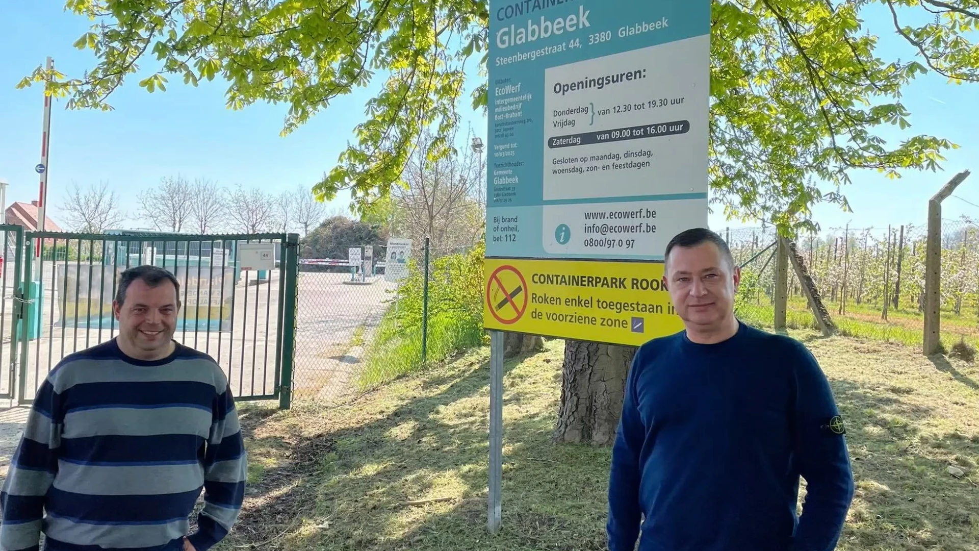 Inwoners van Glabbeek kunnen tijdens bouwwerken extra gratis afval naar containerpark brengen