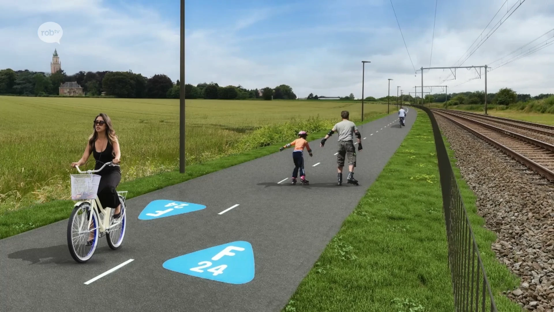 In Bierbeek starten vandaag de werken aan de nieuwe fietssnelweg tussen Leuven en Boutersem