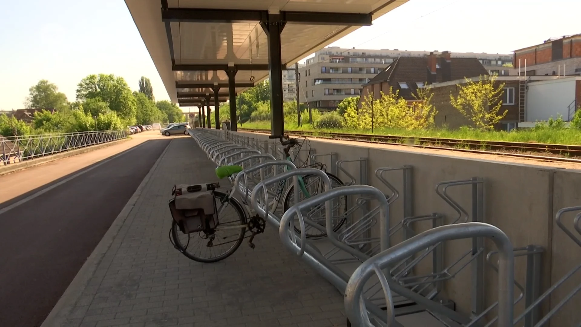 Werken station Heverlee afgerond: nieuwe overdekte fietsenstallingen voor meer dan 200 fietsen
