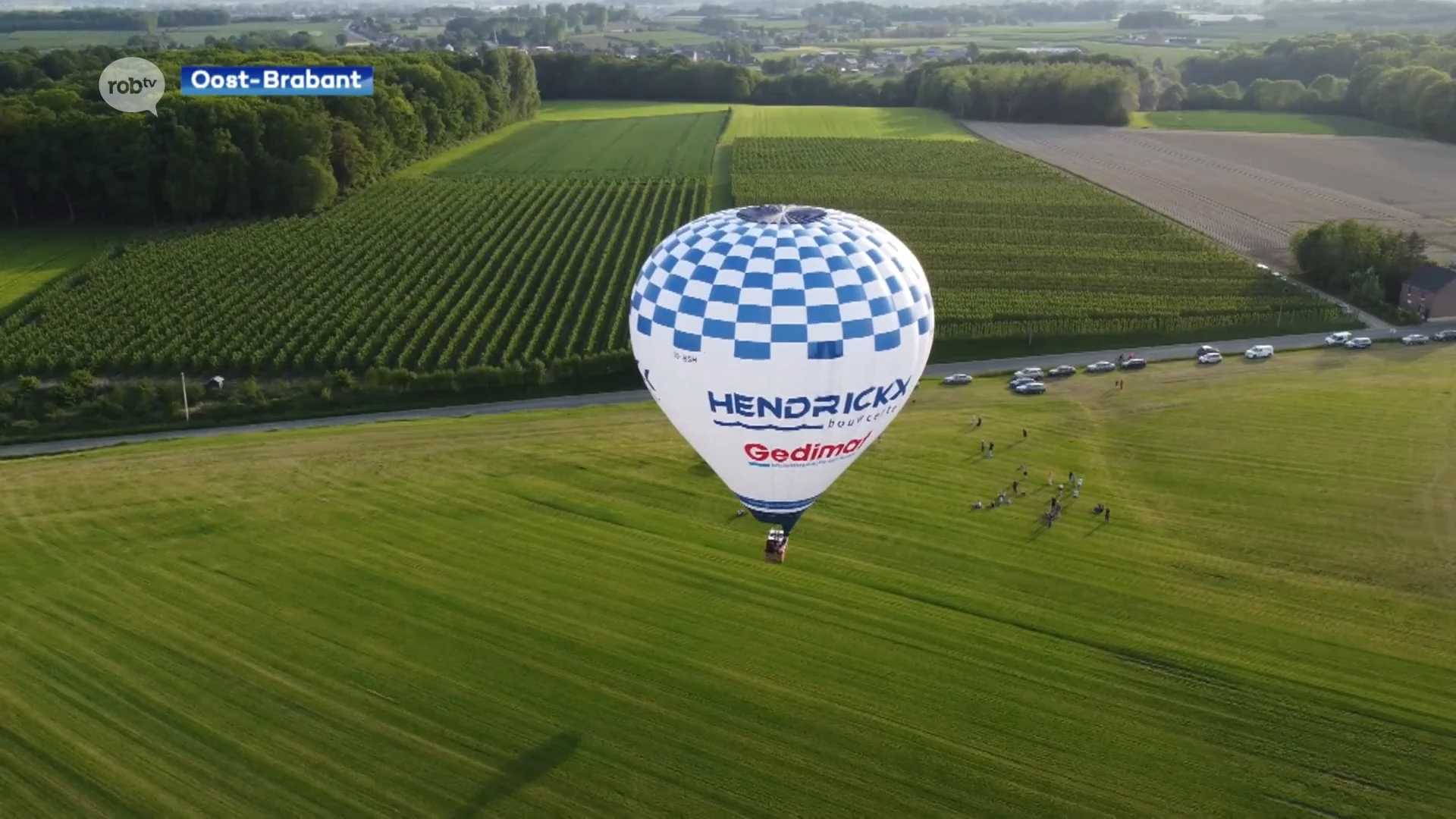 Marieke maakt haar droom waar, met een luchtballon over de regio vliegen