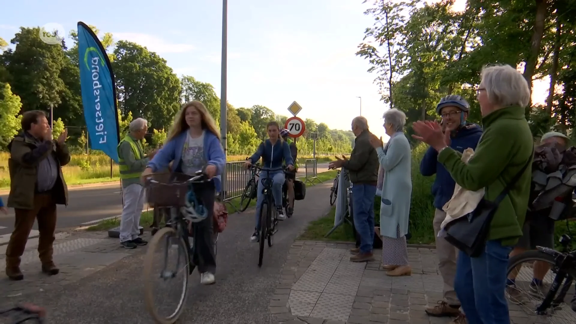 Applausdag: fietsers in onze regio kregen vanmorgen luid applaus