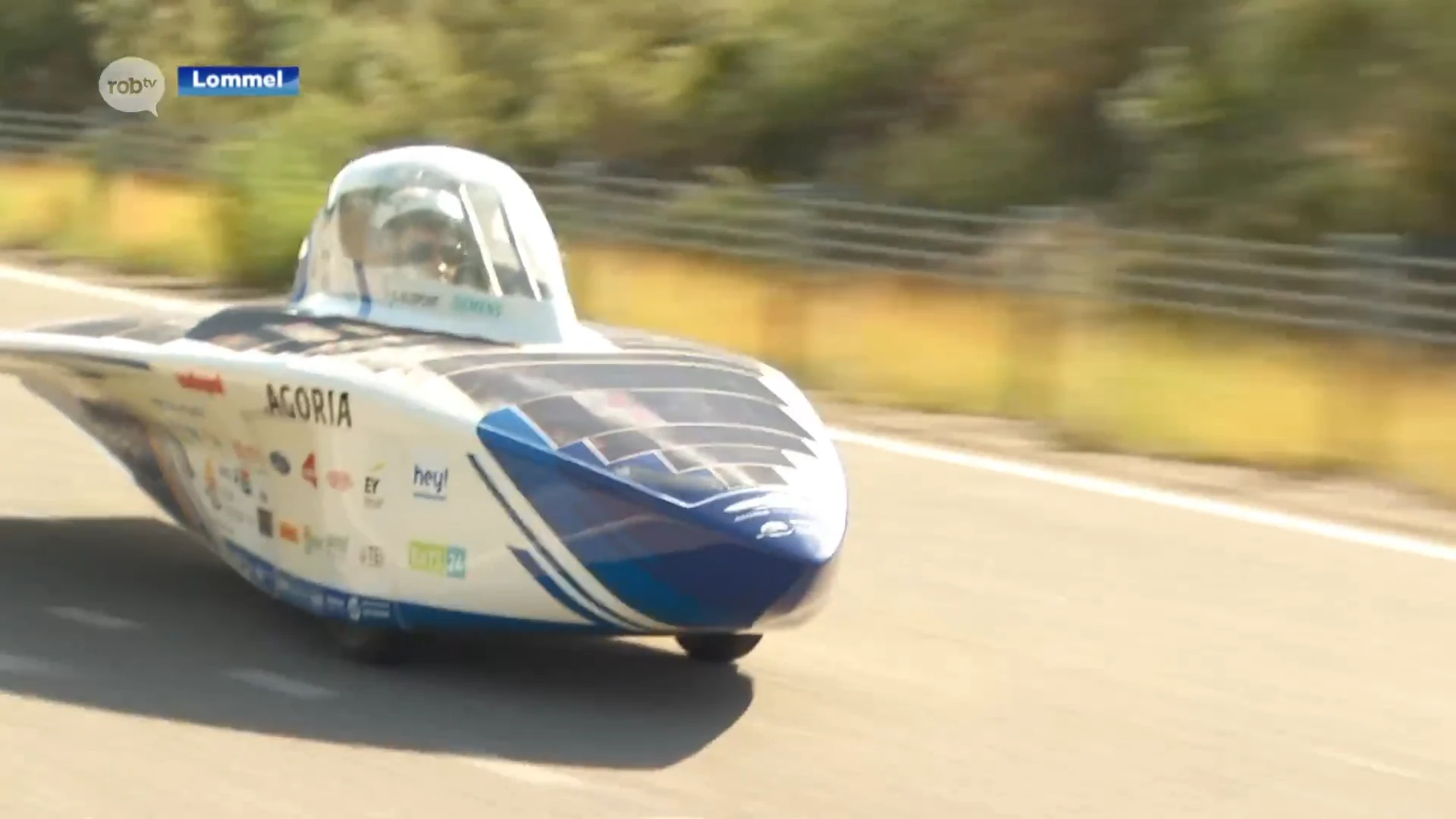 Agoria Solar Team van KU Leuven verbreekt wereldrecord met zonnewagen