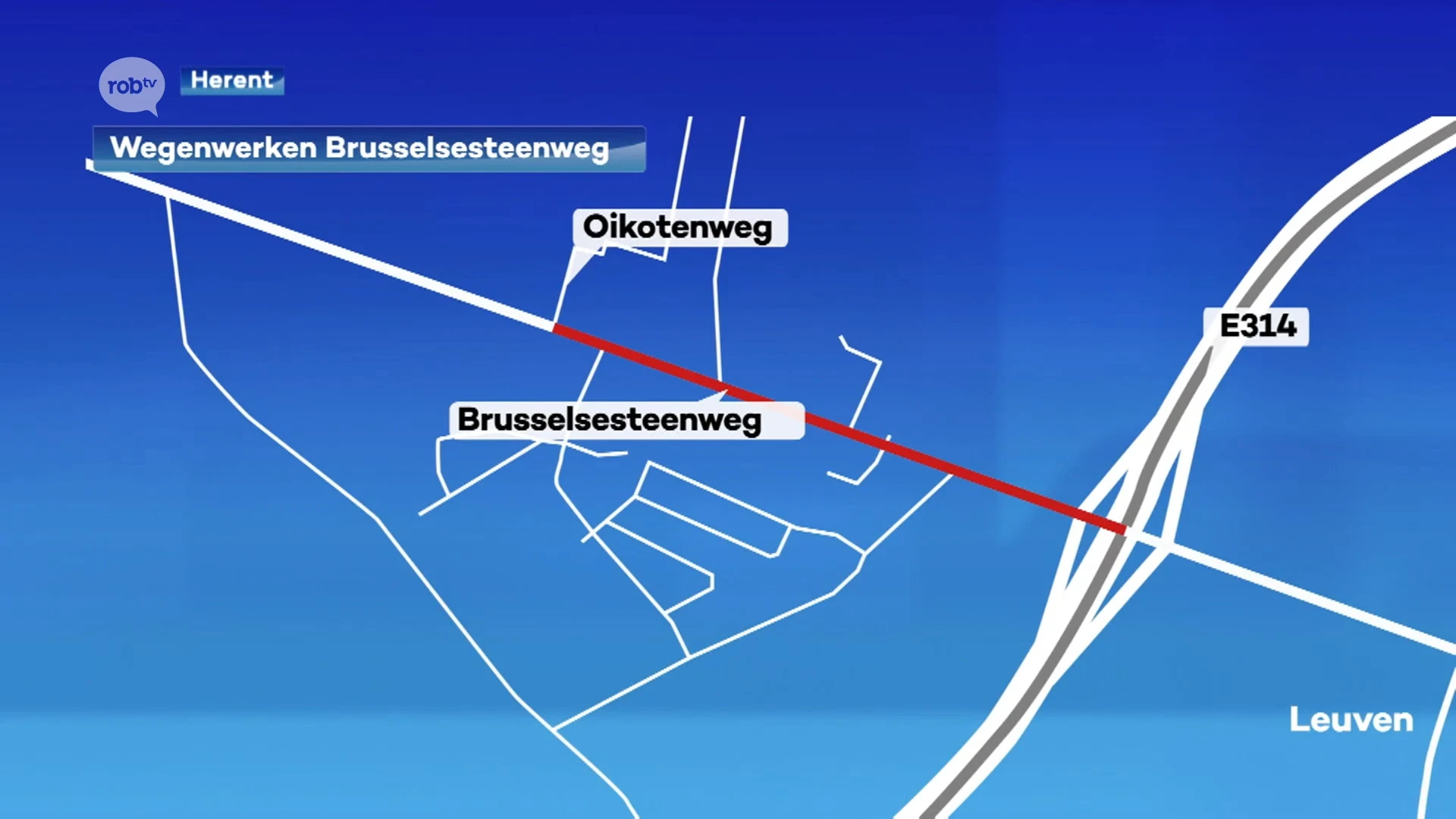 Iedereen kan de toekomst van de Brusselstesteenweg in Herent bepalen dankzij digitale bevraging