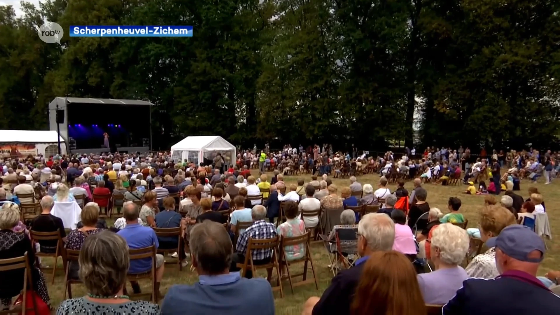 Kroningsfeesten in Scherpenheuvel-Zichem afgesloten met muzikaal volksfeest: "Dit gebeurt maar een keer om de 25 jaar"