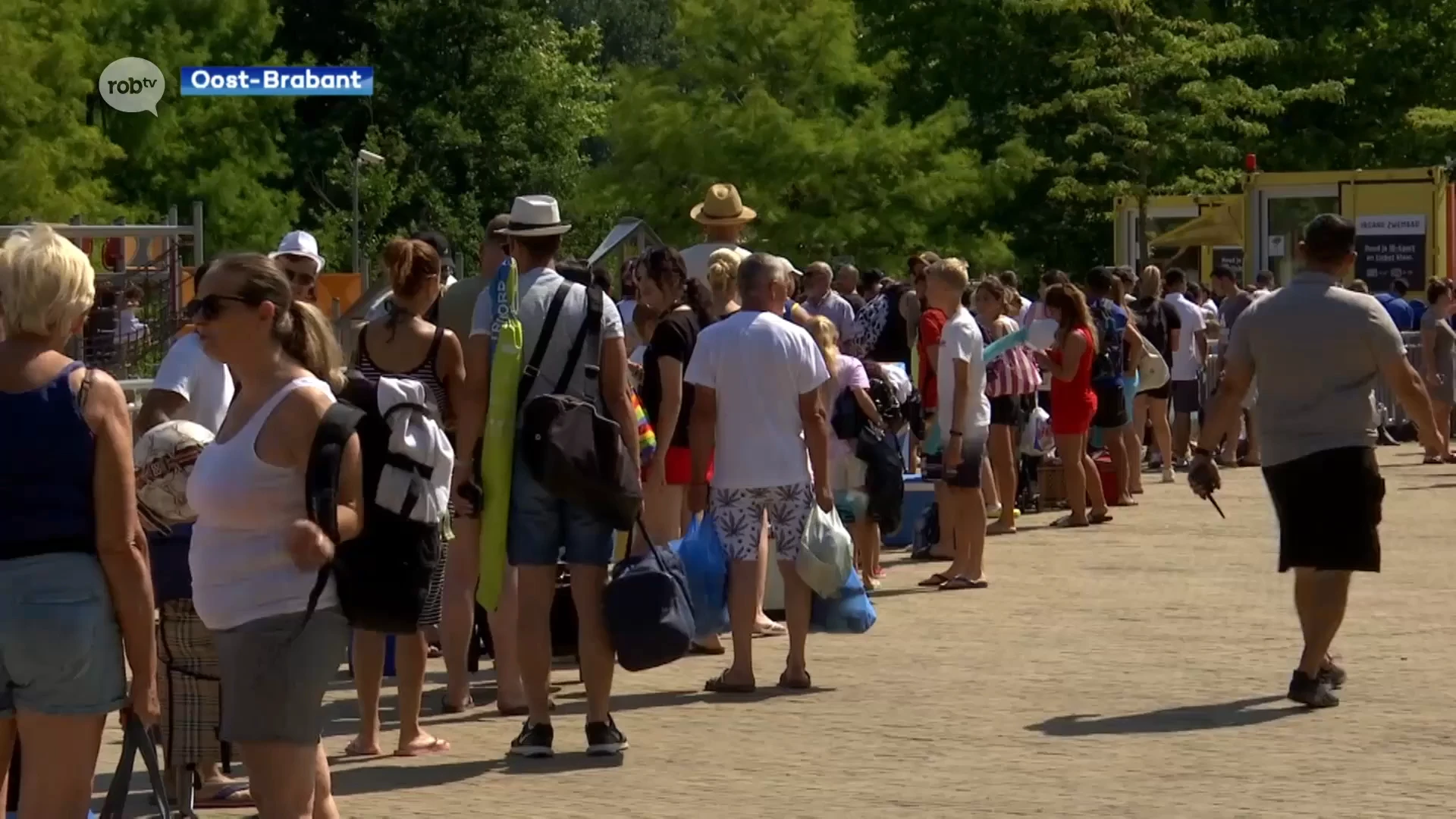 Openluchtzwembaden provinciedomeinen kregen dit zomerseizoen meer dan 100.00 bezoekers over de vloeg