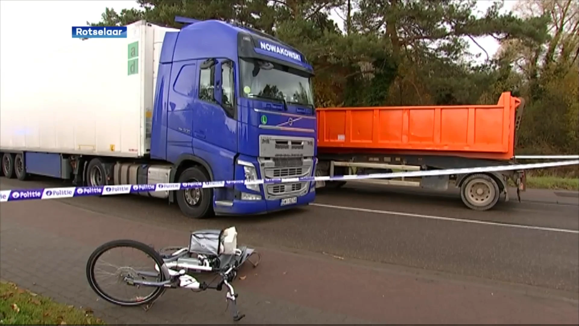 Rijverbod voor vrachtwagenchauffeur die fietser doodreed aan rotonde in Rotselaar, burgemeester: "Start werken loopt vertraging op door juridische procedures"