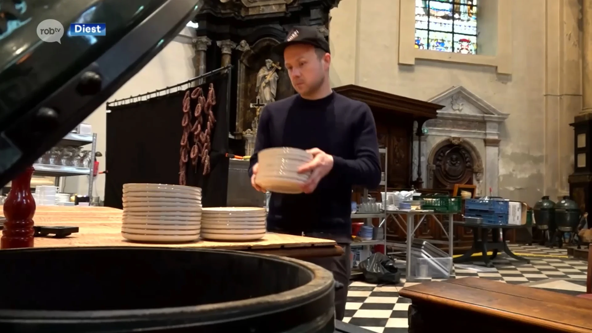 Na de Sint-Barbarakerk kan je vanaf donderdag opnieuw (tijdelijk) culinair genieten in een historisch pand in Diest