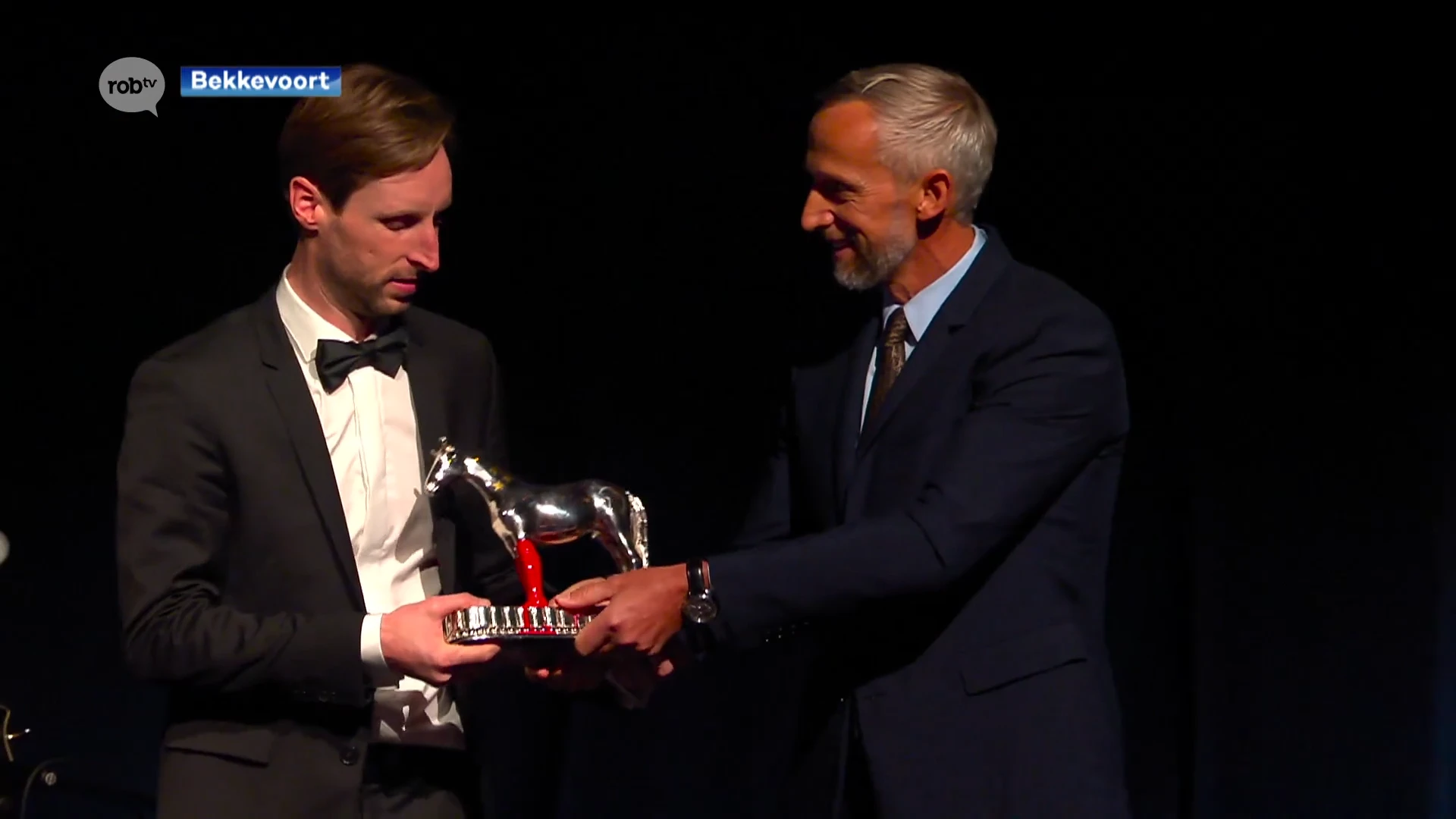 Pieter Devos uit Bekkevoort wint troffee van de jury tijdens Equigala 2023