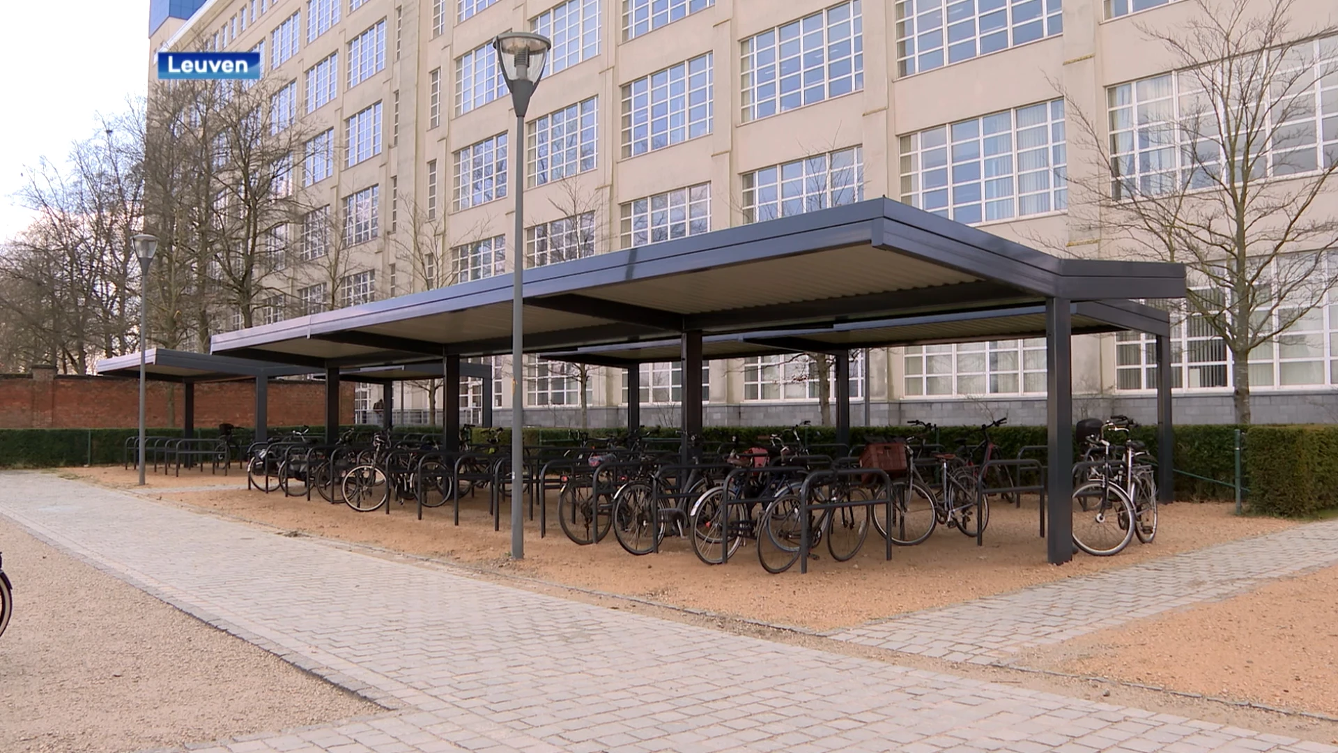 Stad Leuven investeert in overdekte, groene fietsenstallingen: "Groen dak kan water absorberen"
