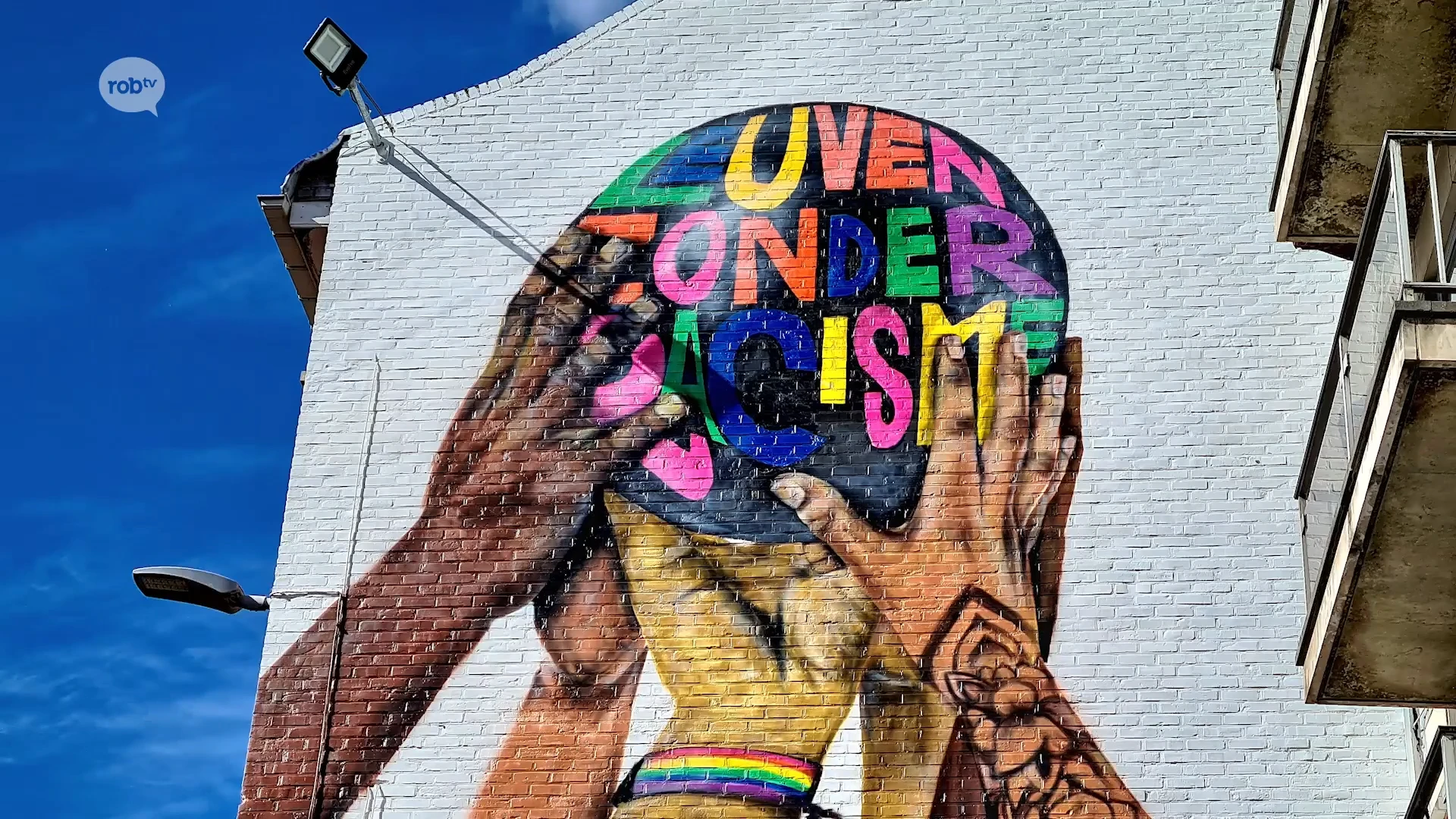 Nieuw street art project rond racisme in de Brusselsestraat in Leuven