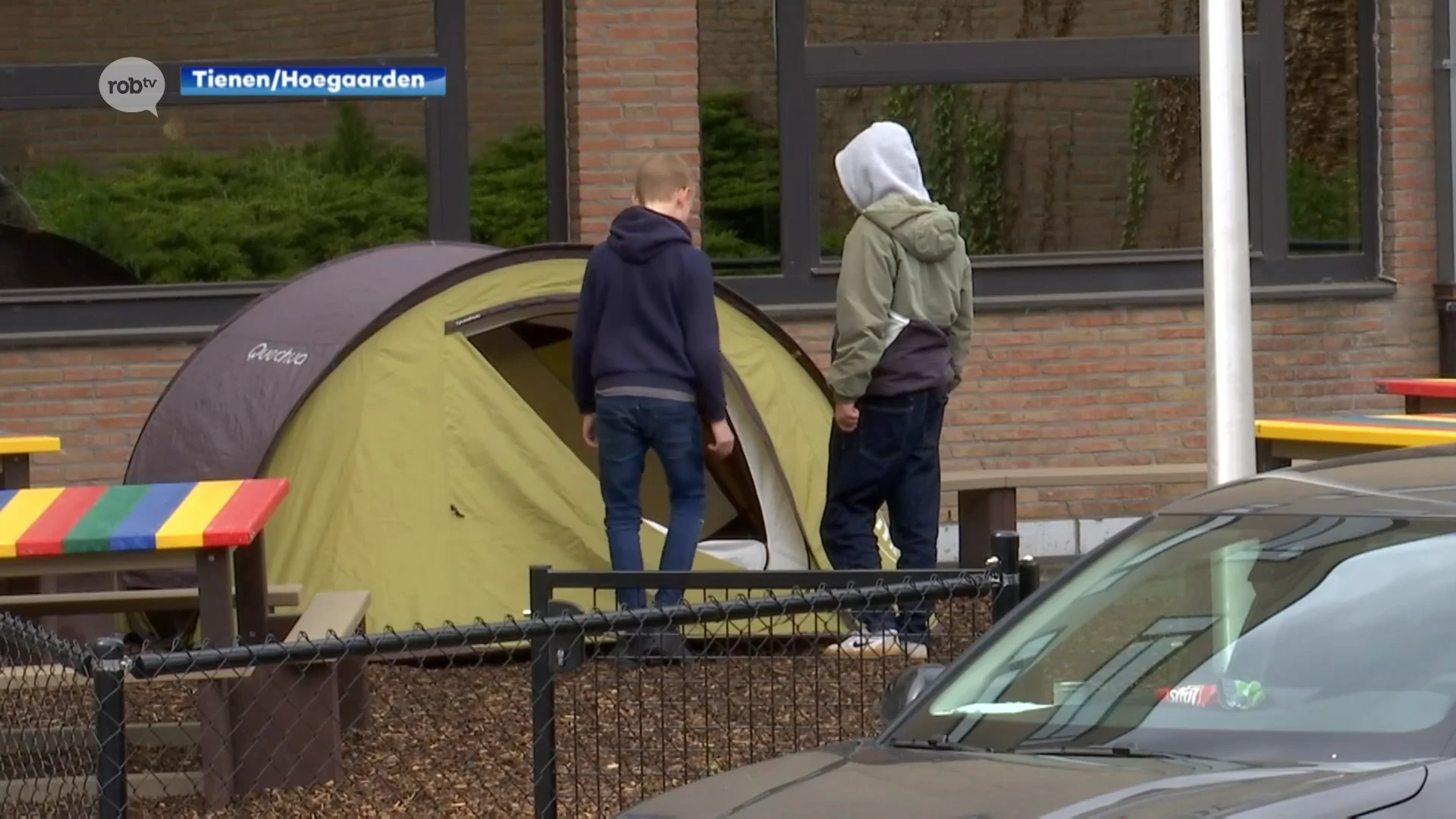 Kamperende ouders vinden allemaal een plaats in scholen voor buitengewoon onderwijs