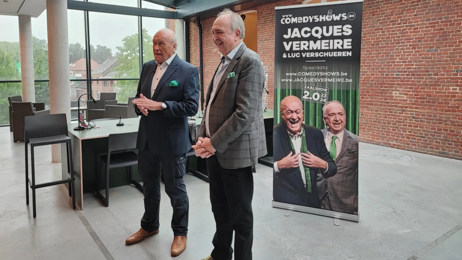 Jacques Vermeire en Luc Verschueren opnieuw samen op tournee: "Zoals vroeger sketches en typetjes brengen"