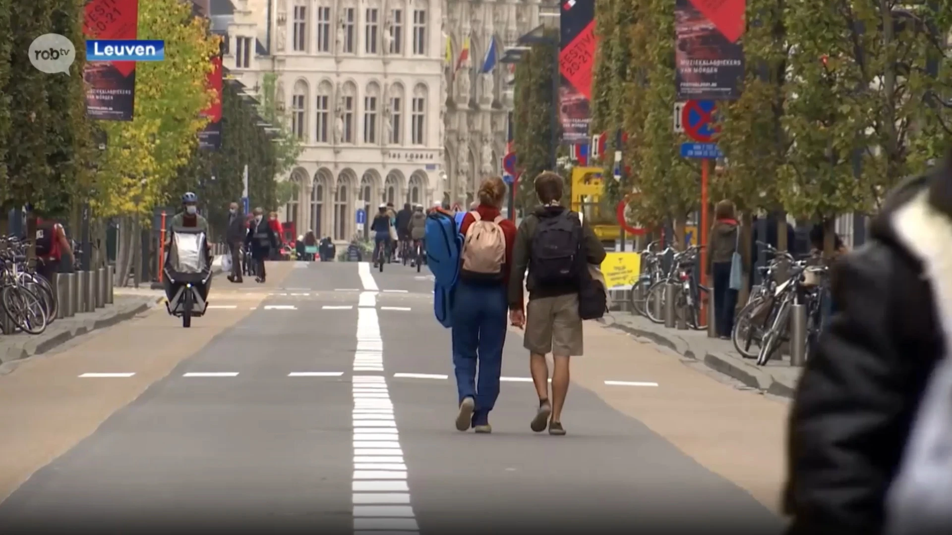 Bondgenotenlaan in Leuven morgen verkeersvrij, auto's en bussen volgen een omleiding