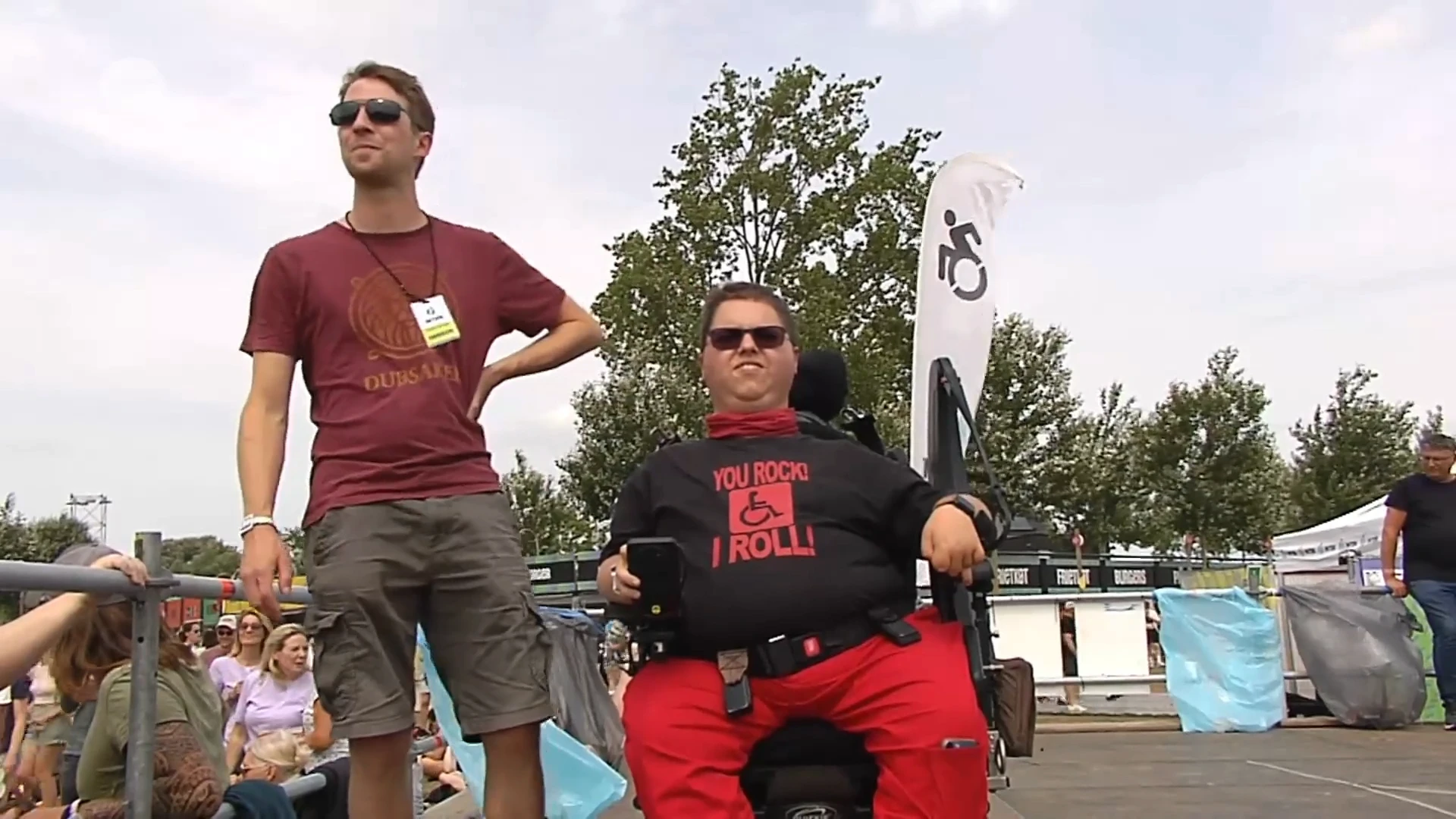 Hoe beleven mensen in een rolstoel of slechtzienden Rock Werchter: "Je moet vooral goed plannen"