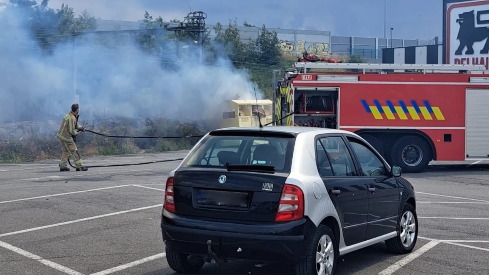 Verschillende bermbrandjes tussen Leuven en Aarschot, treinverkeer tijdelijk stilgelegd