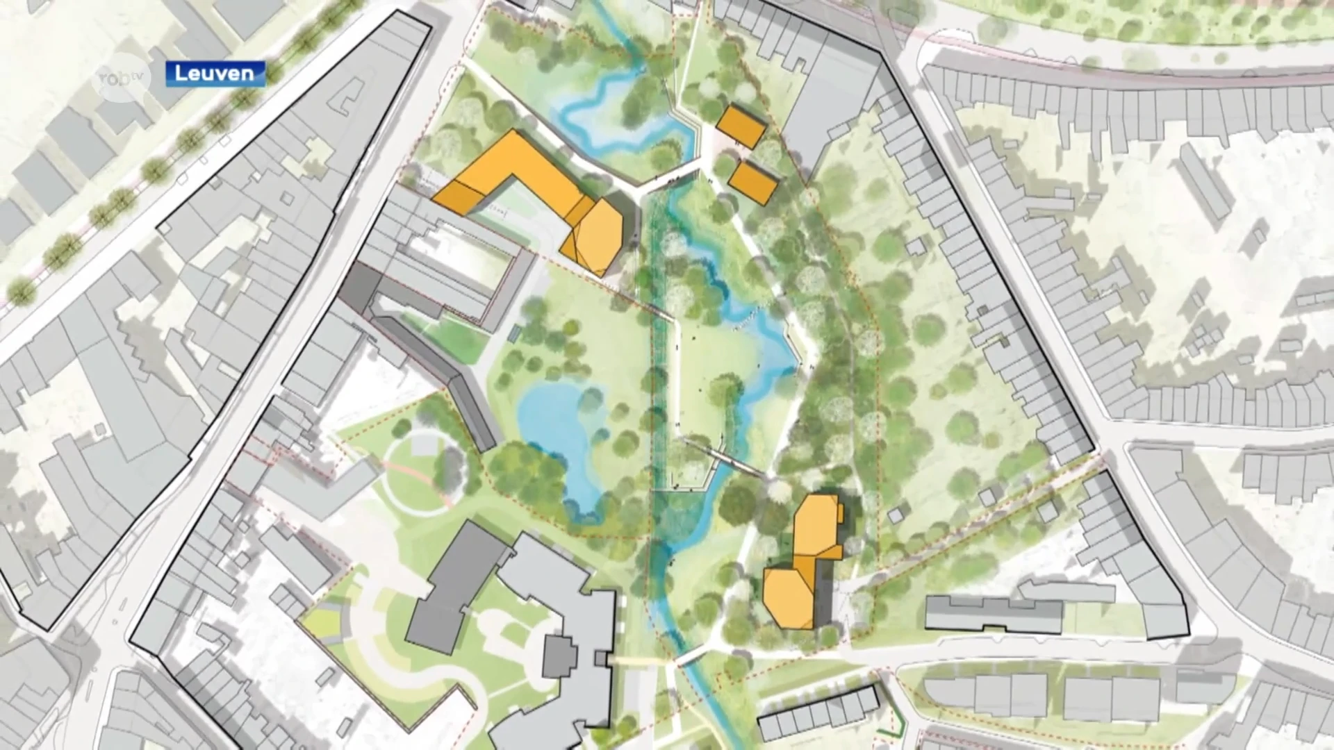 Omwonenden Ruelenspark Leuven niet tevreden met plannen voor vernieuwing