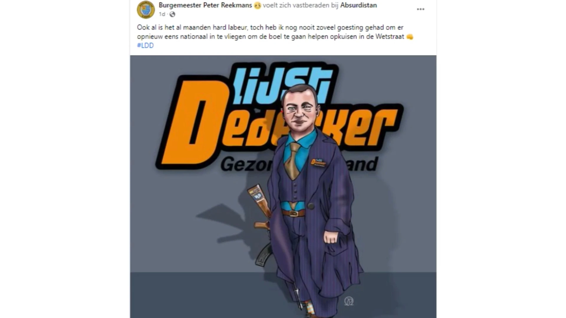 Peter Reekmans hint opnieuw naar herlancering Lijst Dedecker in onze regio