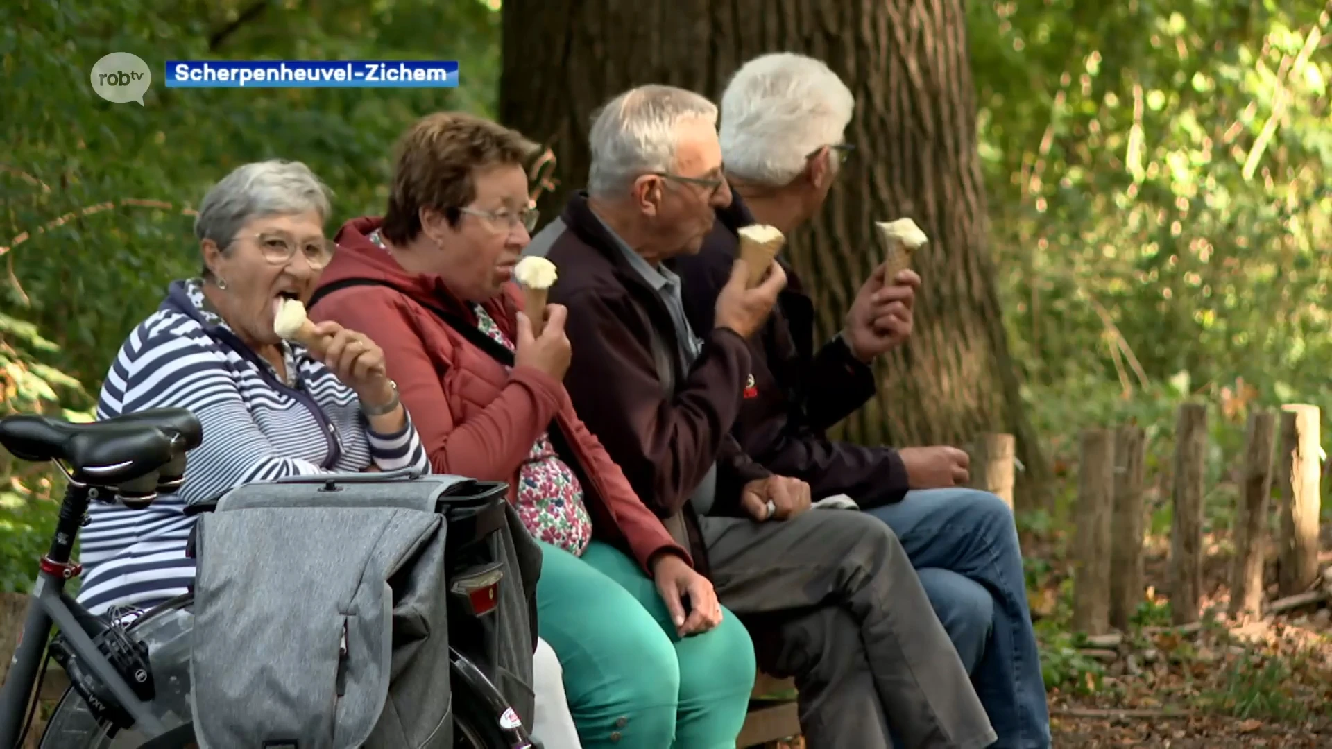 Warme temperaturen dit weekend zorgen voor drukte langs Lekdreef in Averbode: "De perfecte afsluiter, zo'n ijsje"