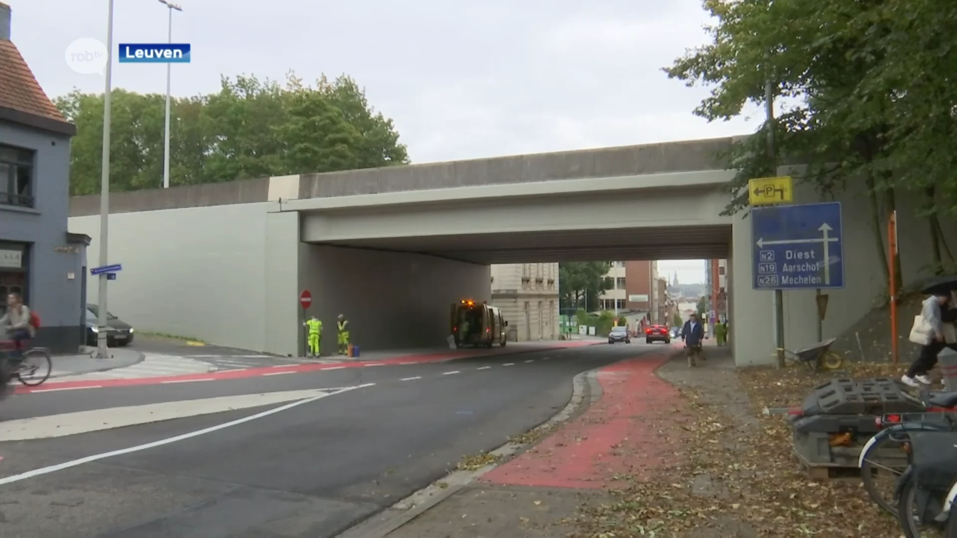 Werken aan de Brusselsepoort in Leuven zijn klaar