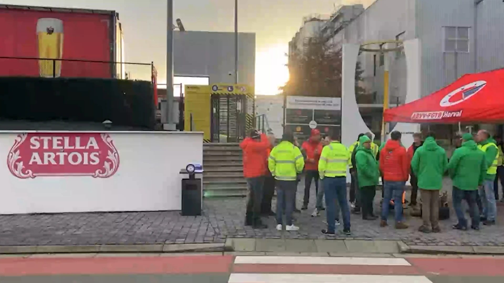 Personeel AB InBev in Leuven en Hoegaarden staakt vandaag en morgen