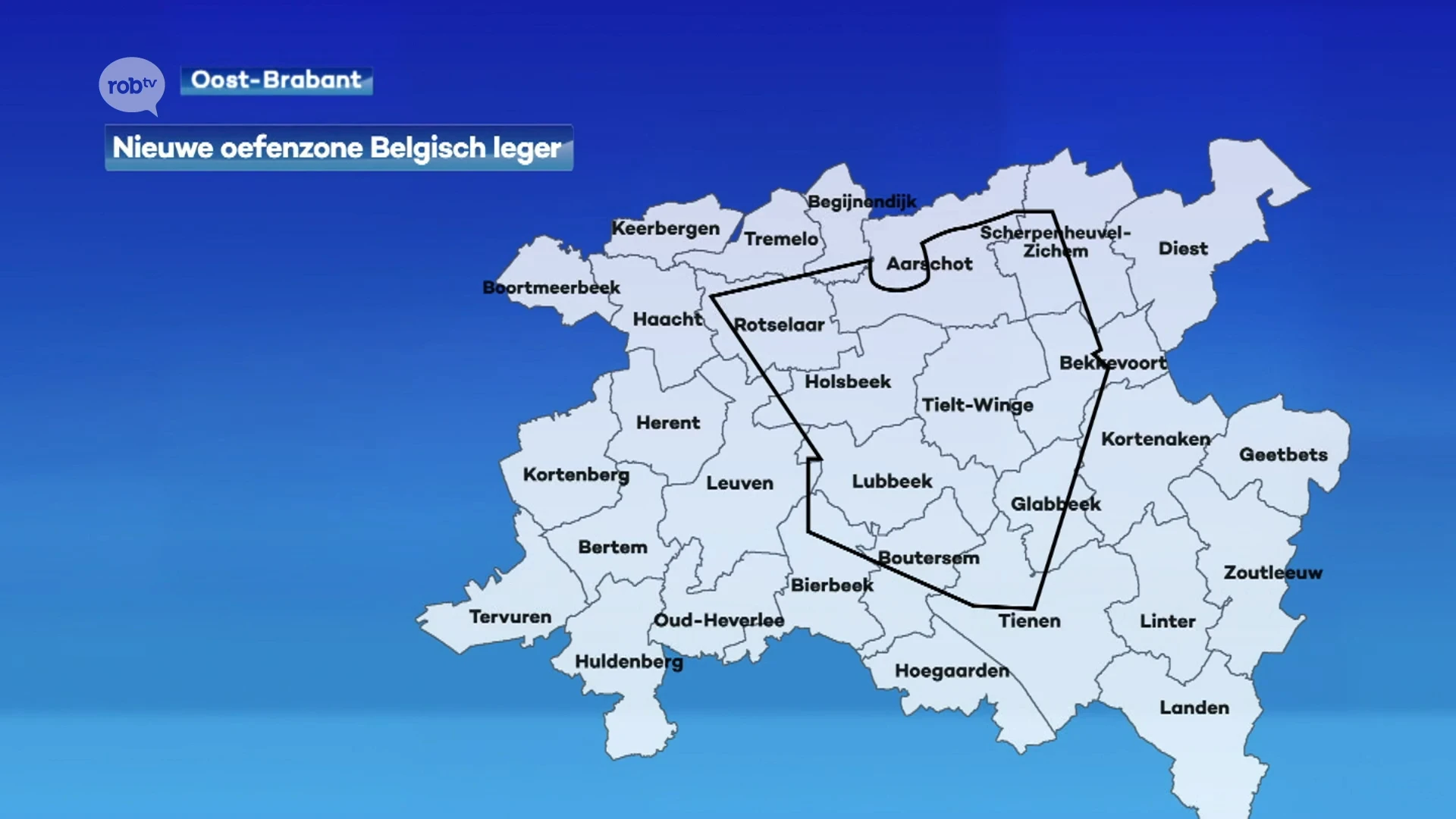 Leger gaat volgend jaar oefeningen doen in onze regio, Tielt-Winge valt binnen twee oefenzones