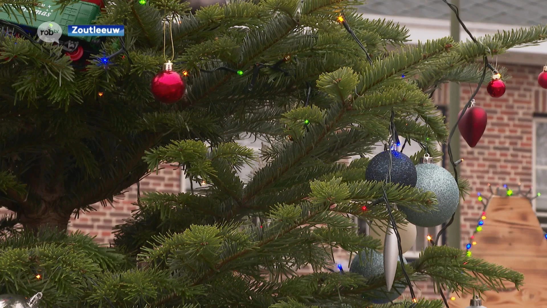 Guy Briers maakt houten kerstbomen voor het goede doel