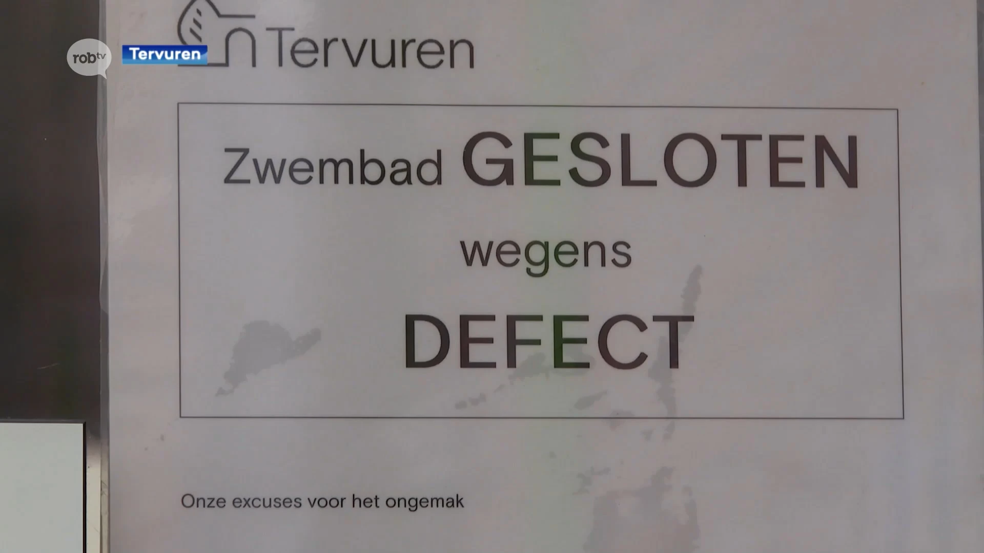 Zwembad Tervuren blijft nog tot begin februari dicht: "Meer tijd nodig"