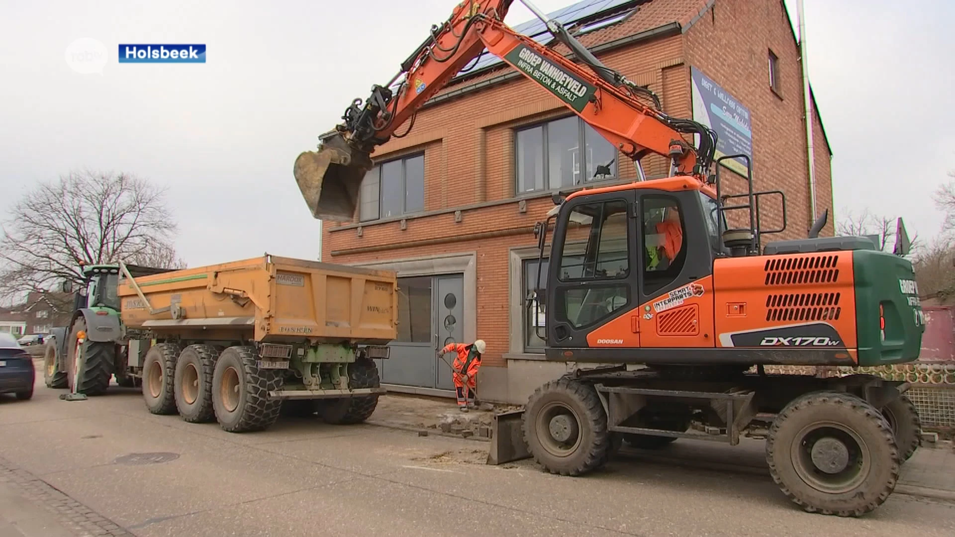 Vanaf vandaag werken aan nieuwe fiets- en voetpaden in Holsbeekse Dutselstraat