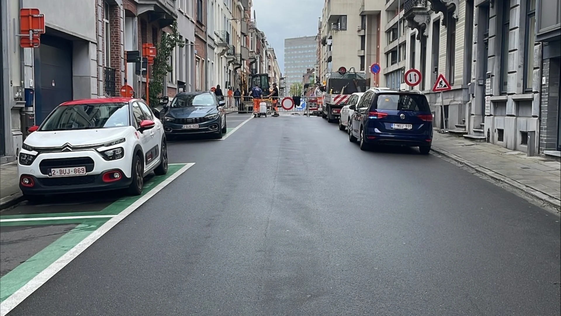 Justus Lipsiusstraat in Leuven afgesloten voor herstelling zinkgat