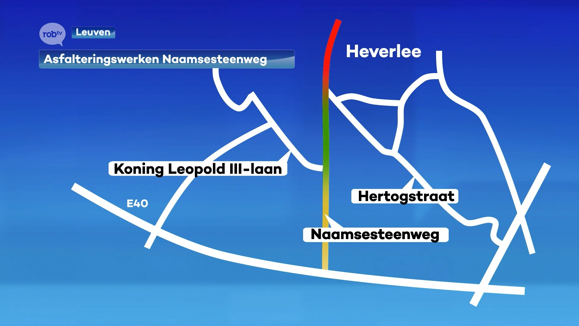 Naamsesteenweg in Leuven krijgt stevige opknapbeurt: hinder tot midden augustus