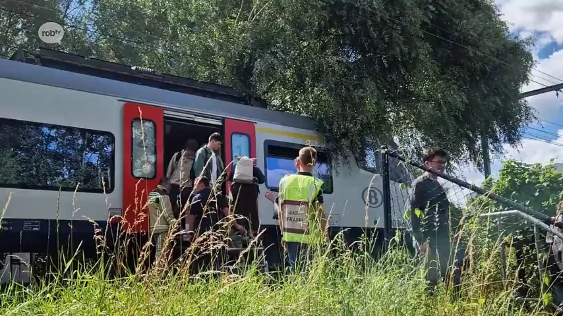 Treinverkeer tussen Leuven en Haacht onderbroken door twee omgewaaide bomen, ook drie overwegen in Wijgmaal tijdlang afgesloten