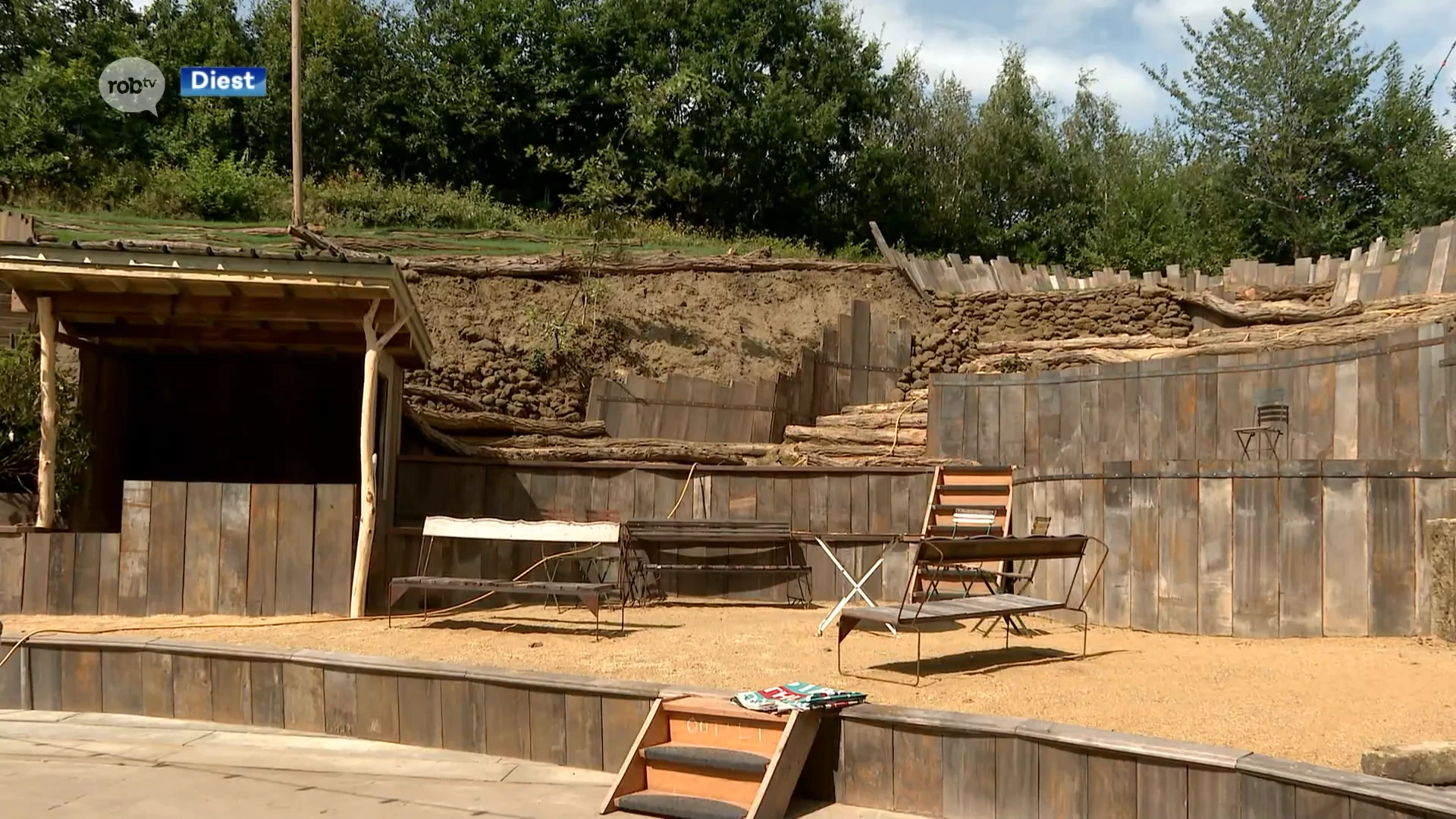 Cirque Gitan zorgt voor nieuw amfitheater op citadel van Diest: "Alle aanpassingen die we gedaan hebben blijven gewoon behouden."