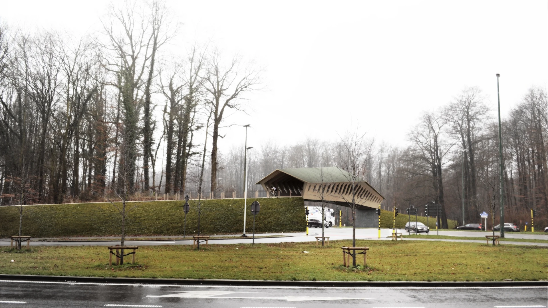 Nieuwe houten fietsbrug in Tervuren volgende week woensdag tijdelijk geopend voor publiek