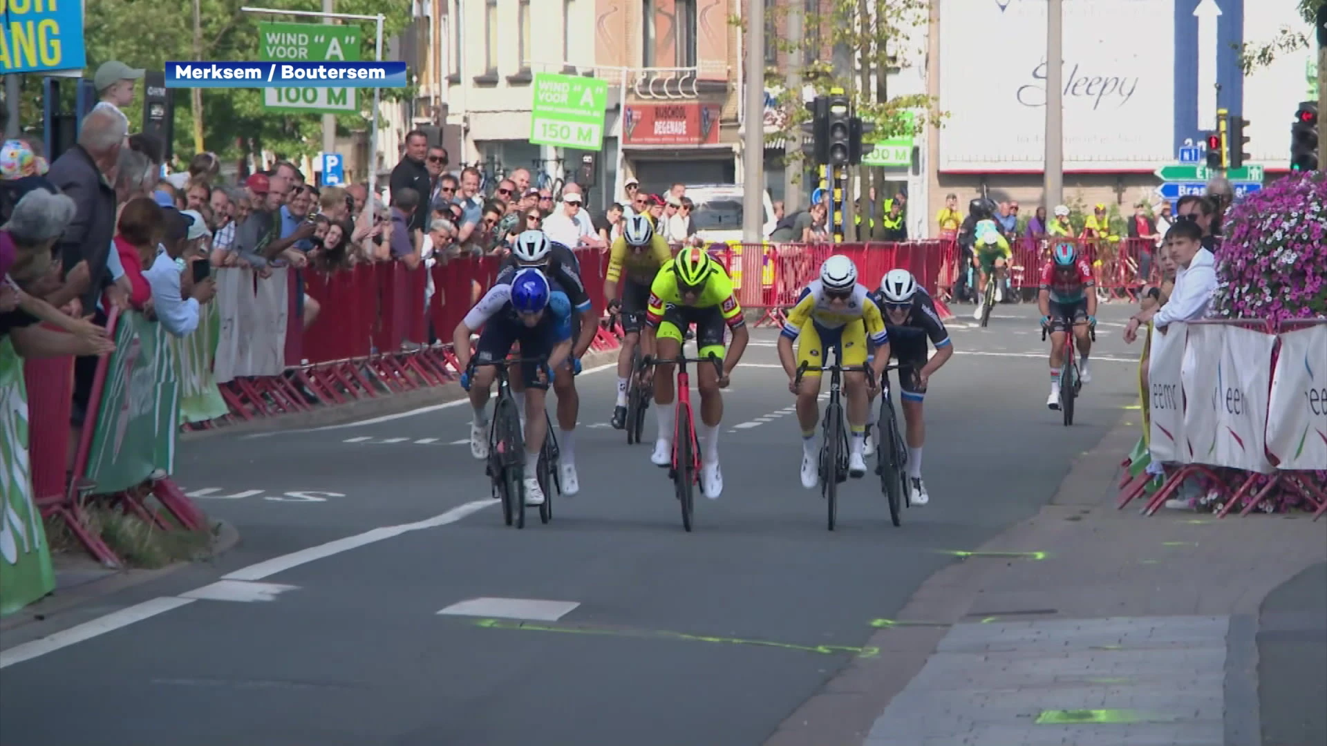 Floris Van Tricht wint de wielerwedstrijd schaal Sels