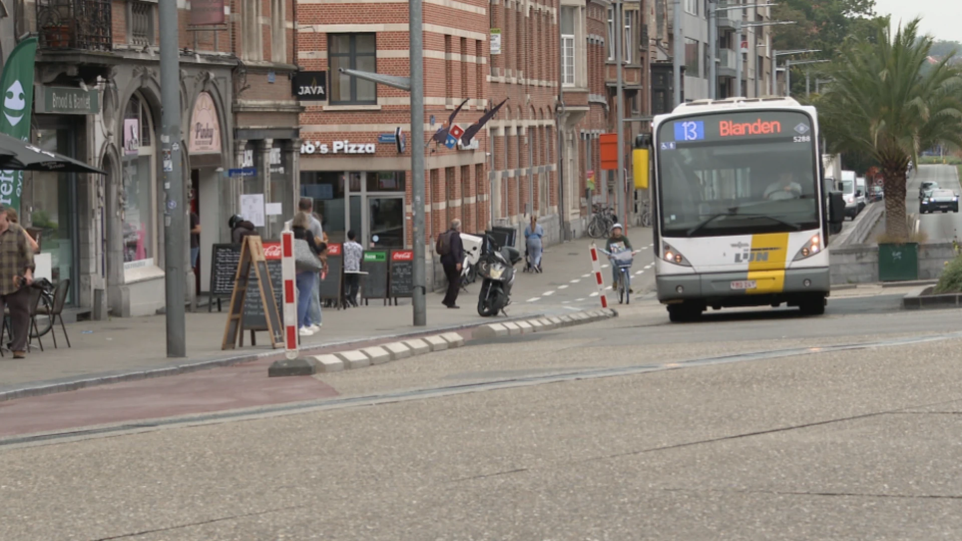 Nieuw fietspad aan station Leuven in gebruik