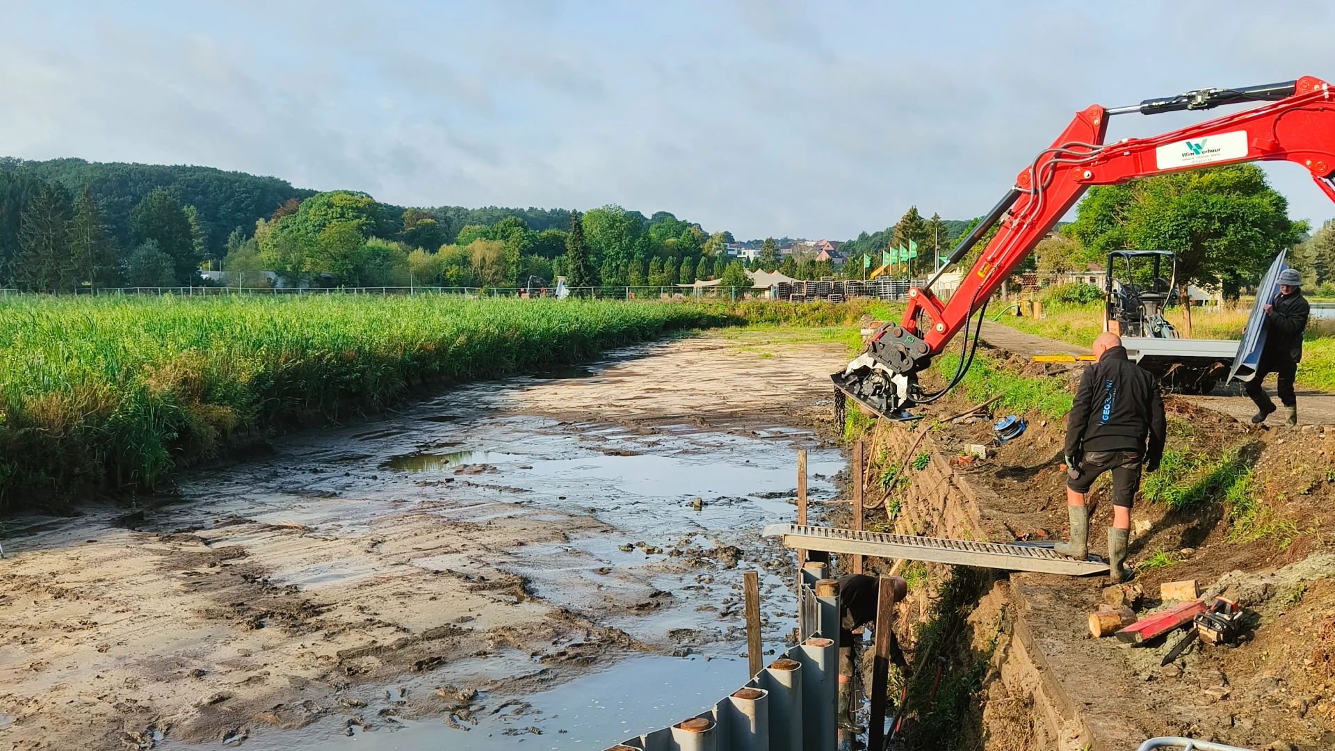 Werken aan zwemvijver in park Schoonhoven in Aarschot begonnen: "Verschillende zwemzones en strandsportveld"