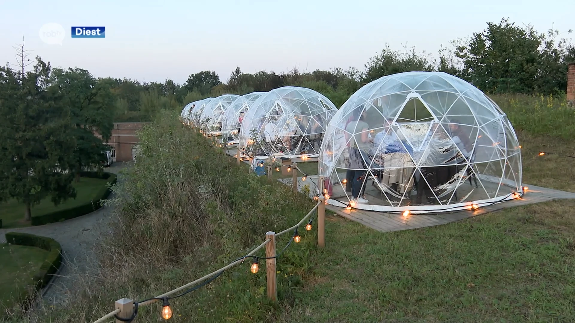 Genieten van streekproducten in een bubbel bovenop de citadel van Diest: Proefterrassen zijn schot in de roos