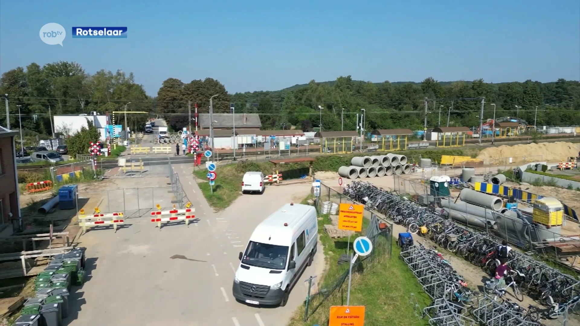 Werken aan station Wezemaal terug op schema: tunnel wordt in januari ingeschoven