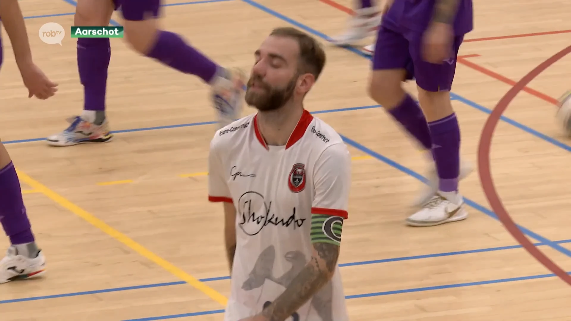 Futsal Shokudo Aarschot verweert zich sterk tegen landskampioen Anderlecht, maar verliest met 3-5