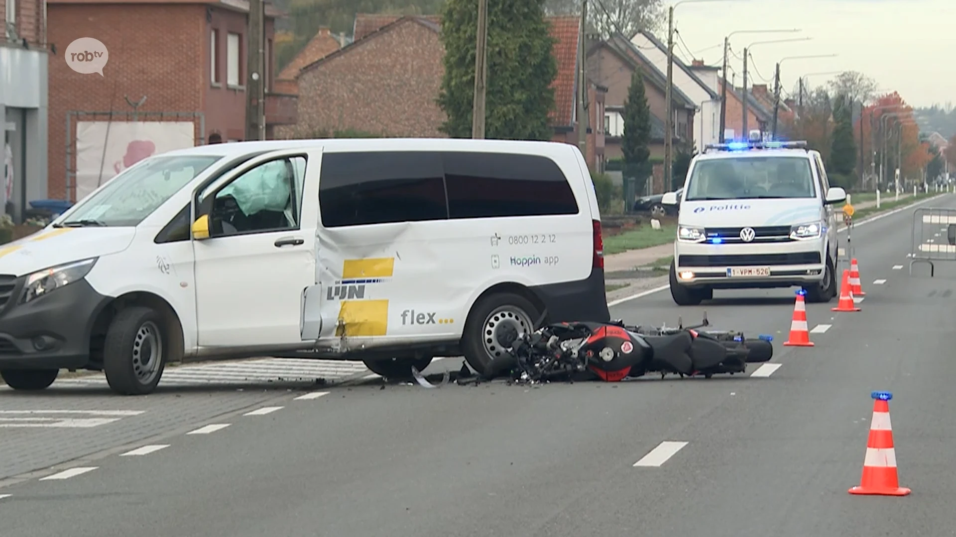 Jonge motorrijder (22) in levensgevaar na zwaar verkeersongeval in Rillaar