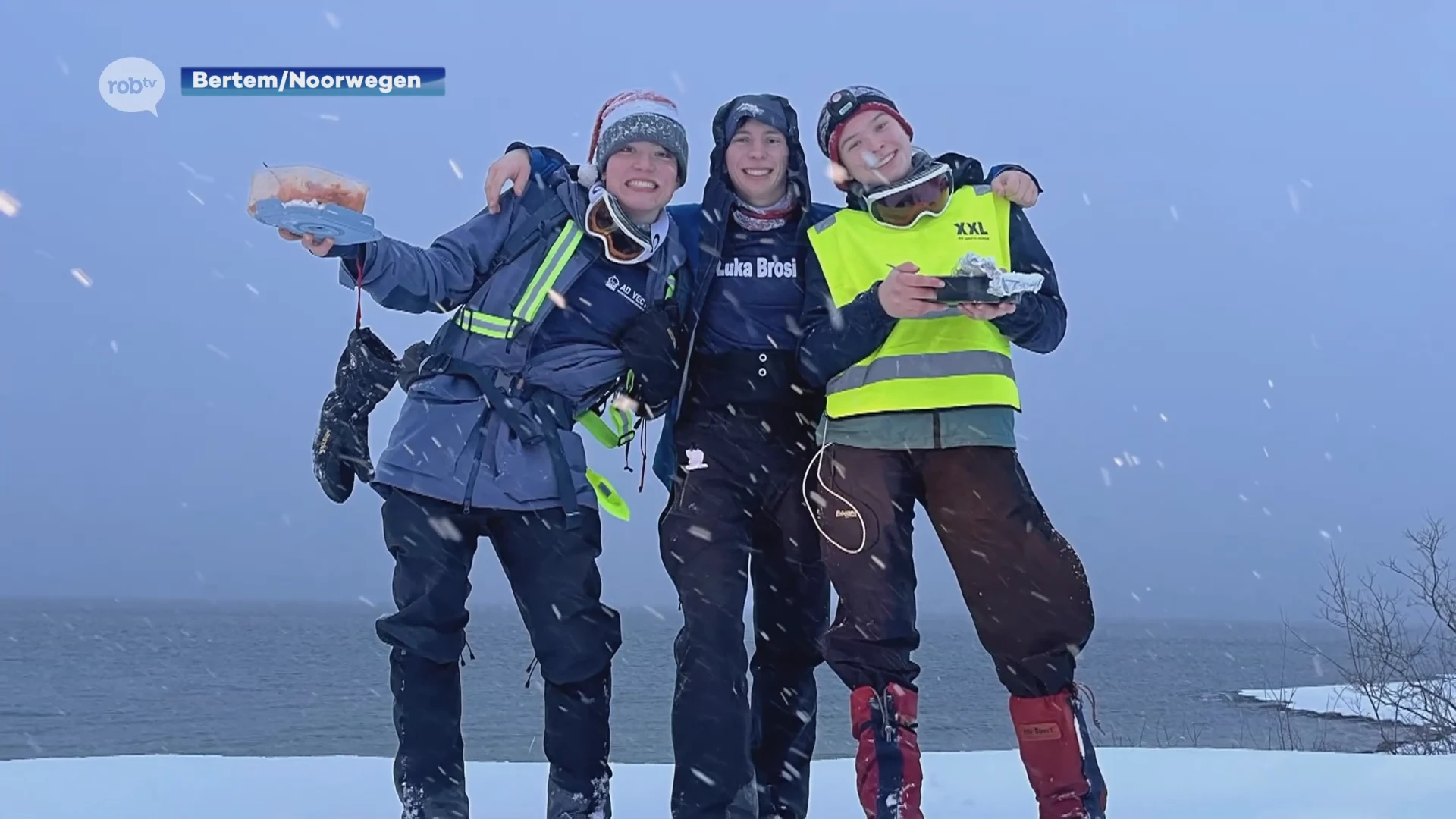 Luka Brosius (Bertem, 19 jaar) wandelt 82 kilometer in het hoge noorden: "Er is bijna twee meter sneeuw gevallen, dat zijn extreme omstandigheden"