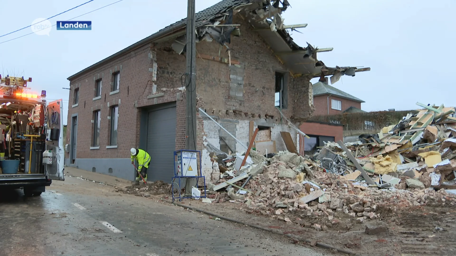 Woning ingestort in Bergstraat in Landen: bewoonster was thuis maar bracht zichzelf in veiligheid