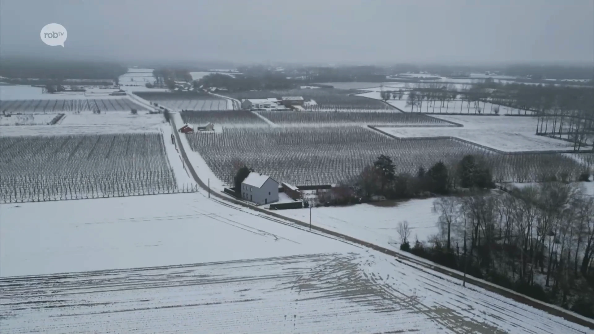 BEKIJK: Zo ziet Oost-Brabant met een sneeuwtapijt er vanuit de lucht uit