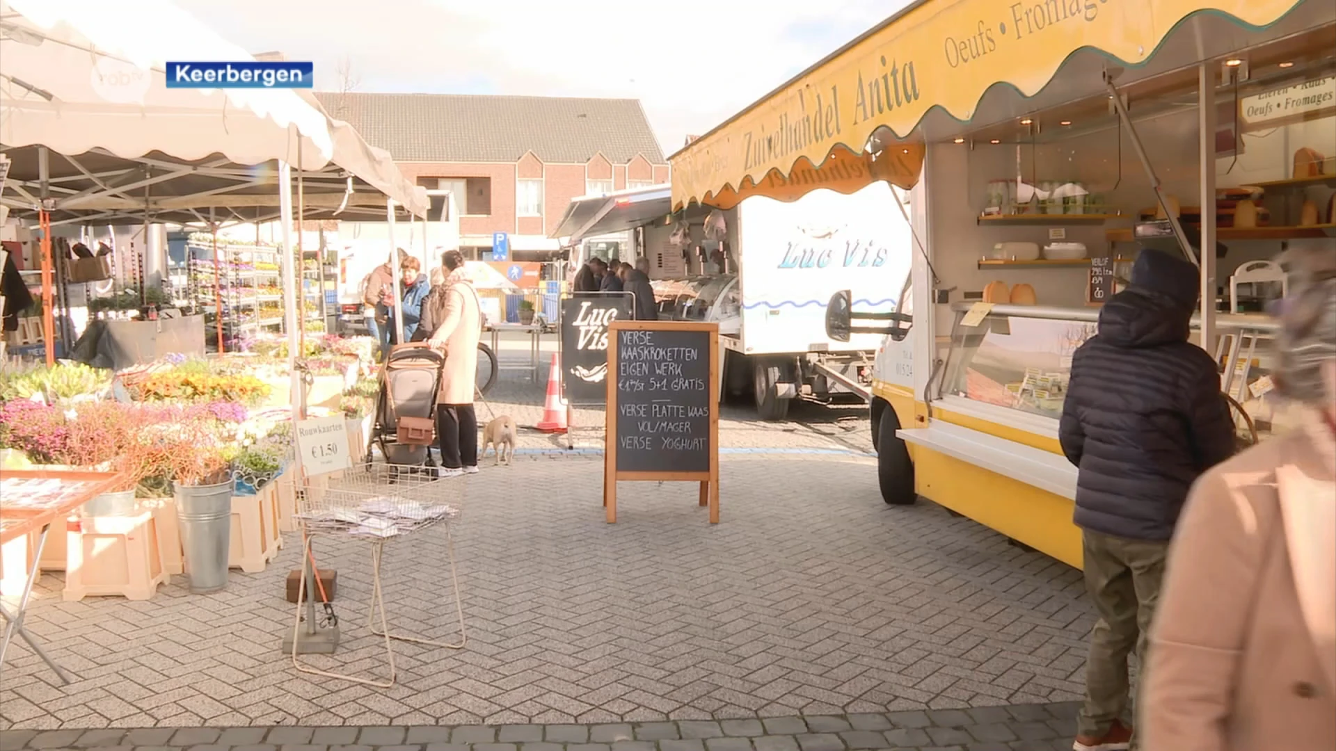 Keerbergse vrijdagmarkt staat vanaf overmorgen dan toch opnieuw op het Gemeenteplein