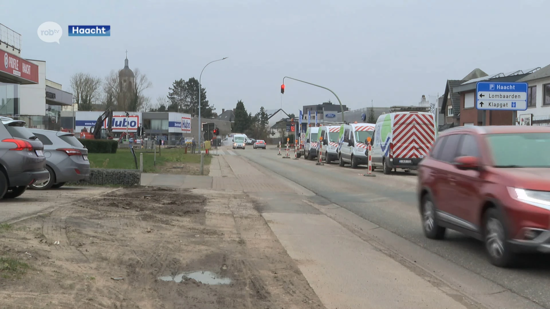 Gemeente Haacht neemt maatregelen tegen gevaarlijke situatie werken Keerbergsesteenweg