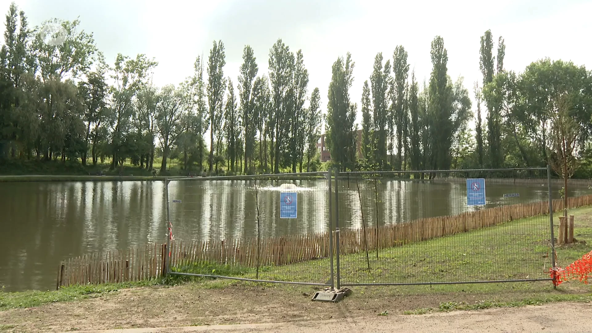 Nieuwe speeltuinen Vianderpark Tienen nog enkele weken afgesloten, niet zeker of waterspeelzone er nog komt
