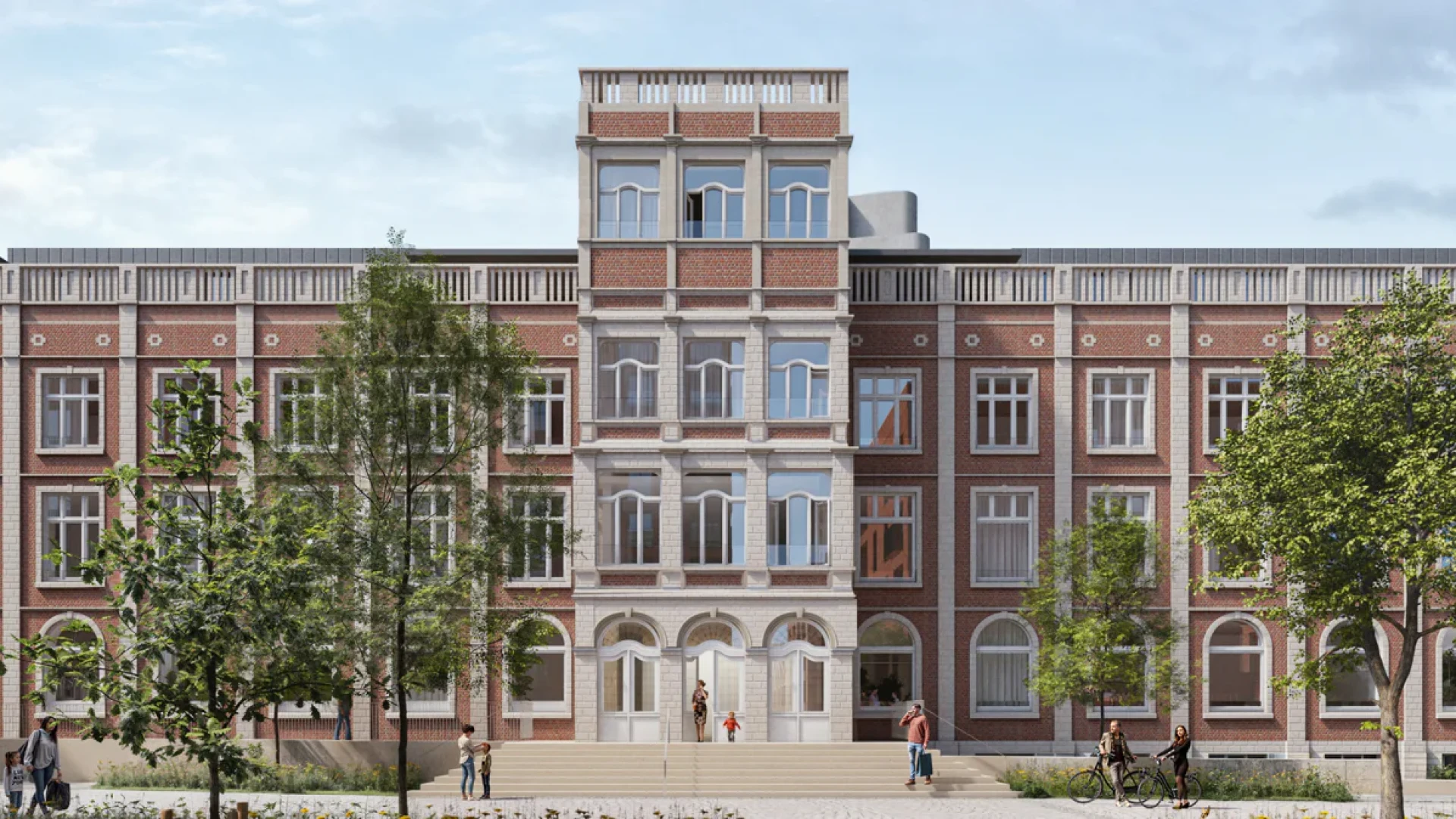 Projectontwikkelaar Resiterra vormt iconisch instituut Maisin op Hertogensite in Leuven om tot appartementen